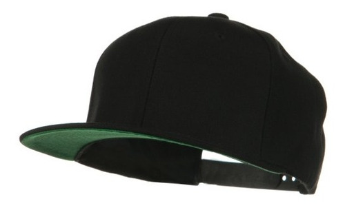 Gorra Flexfit En Mezcla De Lana Prostyle Snapback, Negra