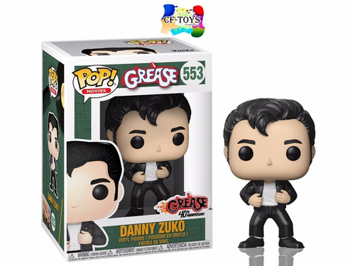 Vaselina Danny Zuko Chamarra Cuero Funko Pop Oferta Cf