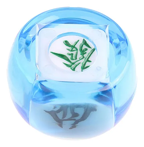 2 Juego De Dados Chinos De Colección Para Eventos Azul