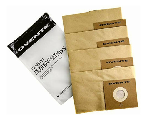Ovente 4-pack Premium Disposable Compact Dust Bag