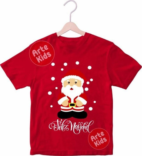 Polos Navideños Papa Noel Navidad