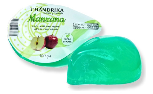 Jabon De Glicerina 100gr. Manzana | Chandrika