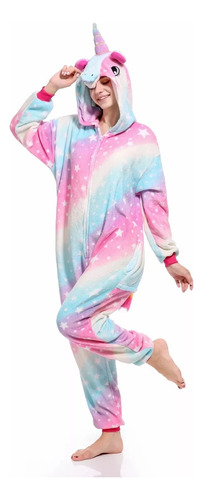 Disfraz De Pijama De Unicornio Para Niños Y Niñas  Con Dibuj