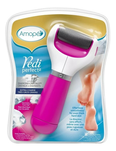 Amopé Pedi Perfect Lima Electrónica Para Los Pies Rosa