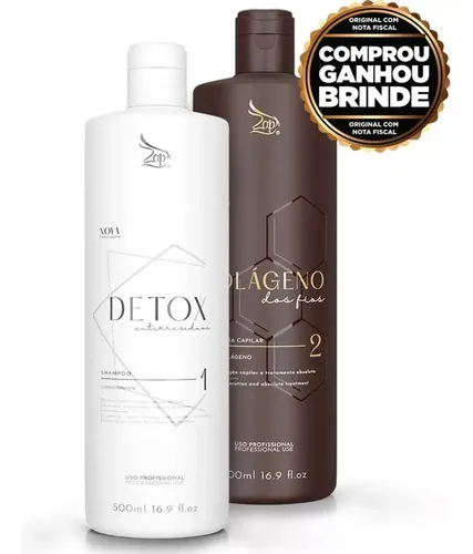 Selagem Zap Colágeno Dos Fios Kit 500ml Original | MercadoLivre