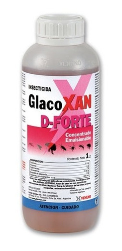 Glacoxan D Forte - Mata Cucarachas Insecticida  X 1 Lt 