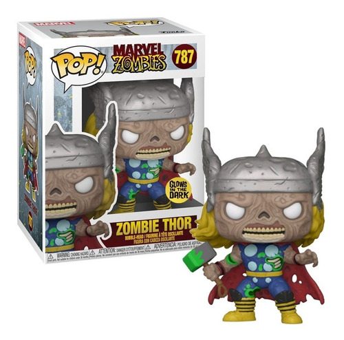 Funko Pop Marvel Zombies  Thor Glow In The Dark  787