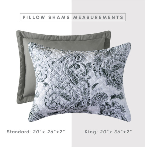 Colcha Reversible 3 Piezas Individual Xl Gris Ultrasuave