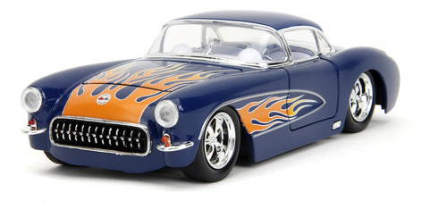 Big Time Muscle 1:24 1957 Chevrolet Corvette - Auto Fundido