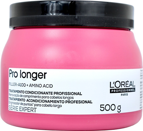 Loreal Pro Longer Máscara Tratamento 500g + Brinde