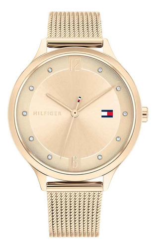 Reloj Tommy Hilfiger Th 1782431 Acero Rose Cristales 30m 