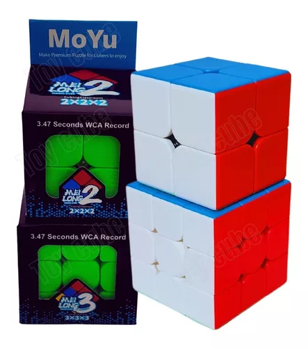 Kit Cubo Mágico Puzzle Xiaorui - 2x2 3x3 Pirâmide