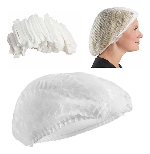 Cofia Gorro Desechable Plisado Paquete Con 100 Piezas