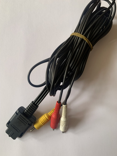 Cable Audio Y Video Nintendo Originalnes/snes/n64/gamecube (Usado)