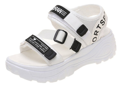 Sandalias Con Plataforma Para Mujer, Zapatos De Playa Con Su