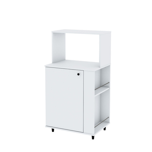Organizador Centro Estant Cocina Vajillero Microondas Kp60 Color Blanco
