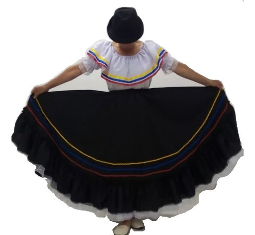 Típico Vestido Boyacense Folclórico Colombiano