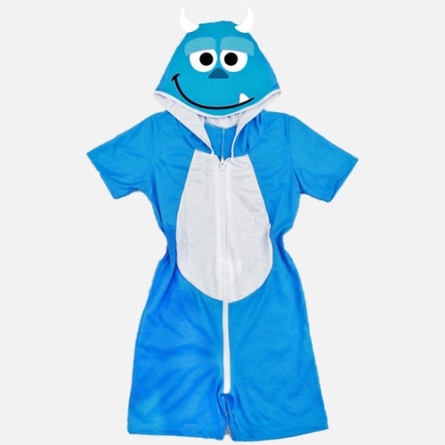 Pijama Infantil Macacão Kigurumi Fantasia Sullivan Parmalat 