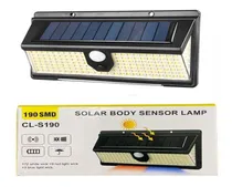 Comprar Luz Foco Lampara Led Con Sensor De Movimiento Panel Solar