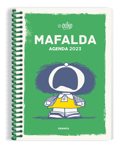 Mafalda 2023 Anillada  Feminista Verde, De Sin . Editorial Granica En Español