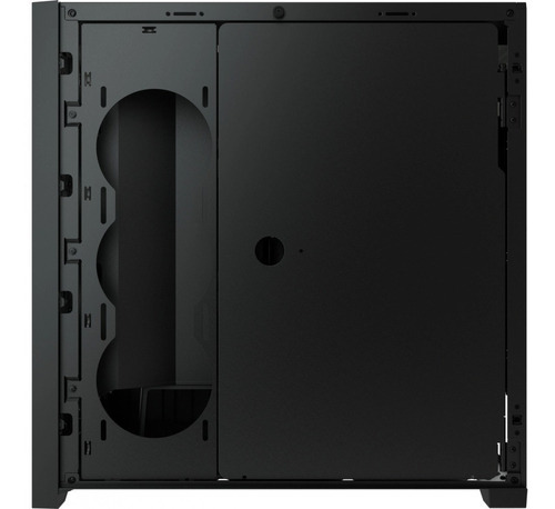Gabinete Corsair Icue 5000d Rgb Airflow Cristal Templado Atx Color Negro