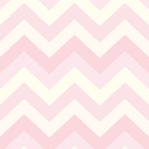 Papel De Parede Rosa Chevron Para Quarto De Menina 2,70x0,57