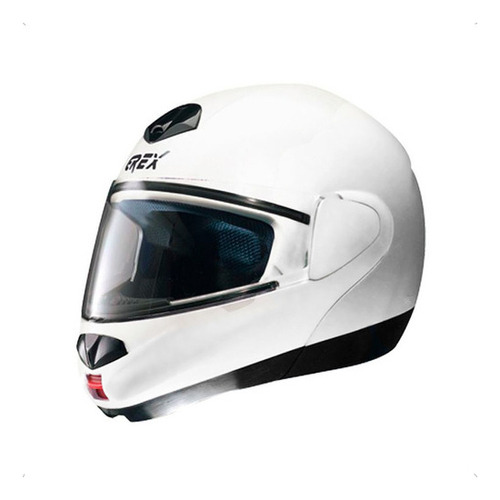 Casco Moto Abatible Rf1 Italy Grex Talla L Blanco Grex