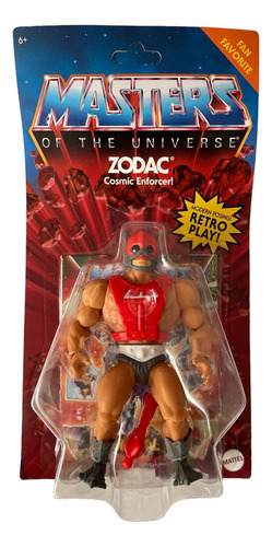 Zodac Motu Origins Fan Favorite Unpunched Cartón Maltratado (Usado)