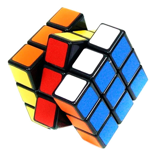 Cubo Magico, Cubo De Rubik Caja, Magic Cube Mundo Pre Ank185 Color De La Estructura Negro