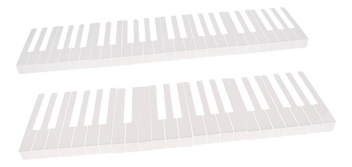 1 Conjunto De 52 Teclas De Teclado De Piano Kit De