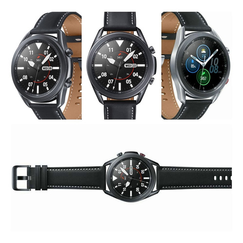 Smartwatch Samsung Galaxy Watch3 45mm Negro Gps Nfc Wifi 56h