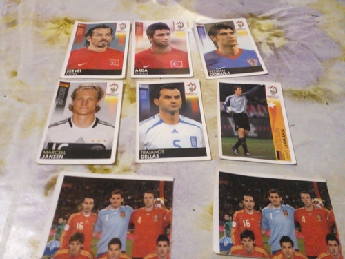 Lote De 8 Figuritas De La Euro 2008