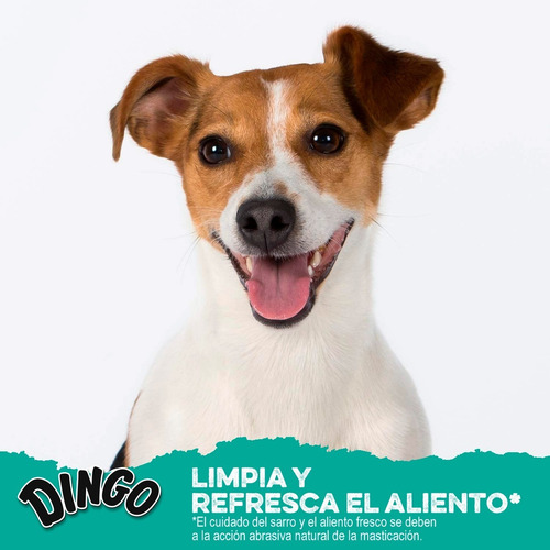 Imagen 4 de 5 de Dingo Mini Dental Bones Snack Golosina Pollo 7u Perro Pequeñ
