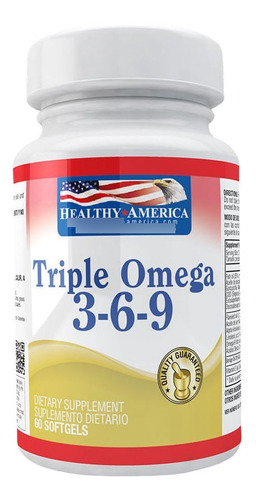 Triple Omega 3-6-9 1200mg 60 Softgels