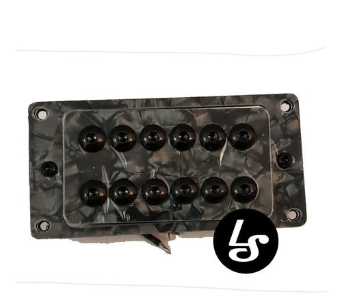 Imagen 1 de 8 de Microfono Doble Bobina Belcat Negro Nacarado T Invader