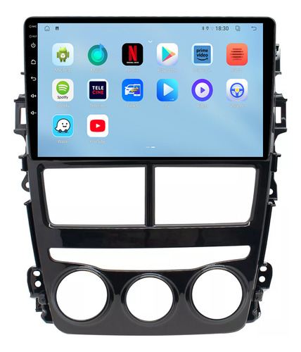 Multimidia Toyota Yaris 16/21 9p Android Carplay 64gb Play