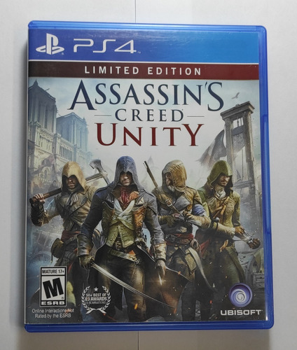 Assassin's Creed Unity Limited Edition  Ps4  Físico Usado