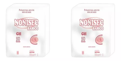 NONISEC Pañal Básico x 50 (G al EG)