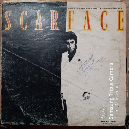 Vinilo Scarface Alpacino Fgh Bs1