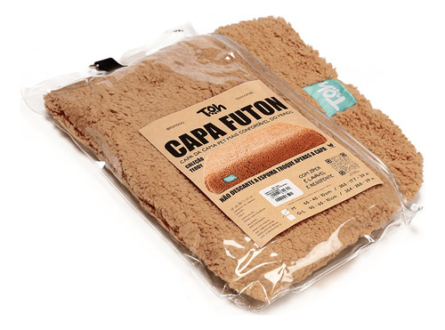 Capa De Cama Pet Pelúcia Cachorro Gato Teddy Futon Toh Dog Cor M Camel