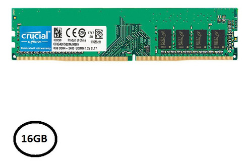 Imagem 2 de 3 de Memória Ram 16gb Ddr4 2400mhz
