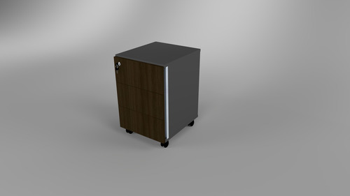 Cajonera Rodante De 3 Cajones Colores A Eleccion