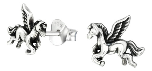 Sae99 Pegasus .925 Sterling-silver Aretes De Tuerca Muy Muy