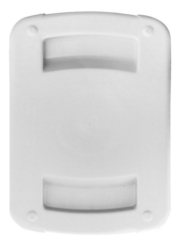 Bote Basura Plástico Blanco Tapa Balancín Lateral 65 Litros