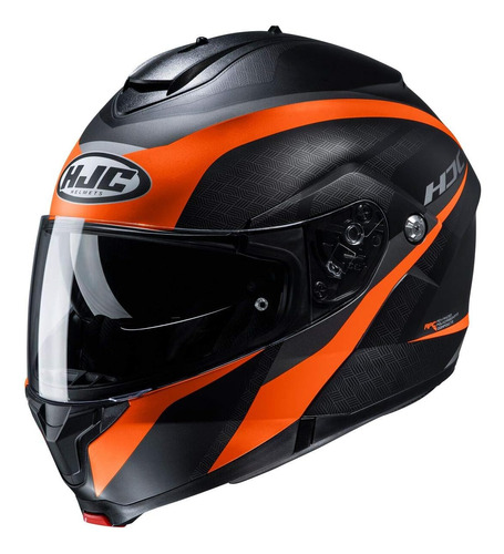 Casco Para Moto Hjc Helmets C91 Helmet  Talla Xl Color Negro