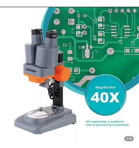 Imagem 2 de 5 de Microscópio Estéreo Aomekie Binocular.