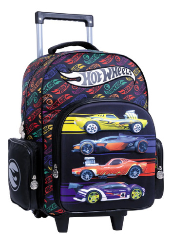 Mochila Carro Hot Wheels Wabro 18 Pulgadas