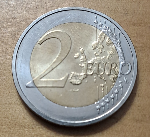 Francia Moneda 2 Euro Conmemorativa Simone Veil 2018. Usada