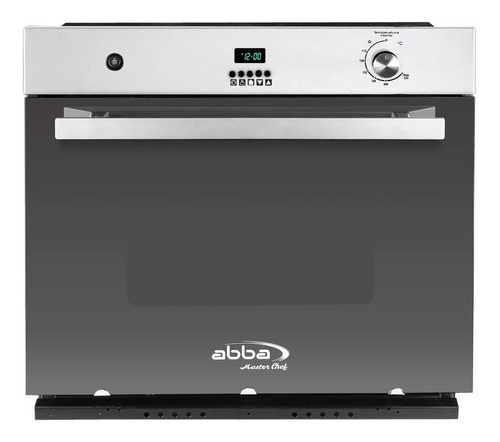 Horno De Empotrar Abba Gas Propano Hge 24 V Gtl T Color Acero inoxidable y Vidrio reflectivo