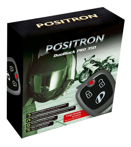 Alarme Positron De Moto Duoblock Fx350 Pro G8 Controle